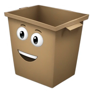 time in a trash box sticker