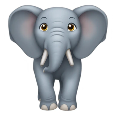 Un elephant avec des ailes de mouches sticker