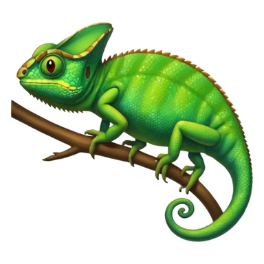 Caméléon sticker