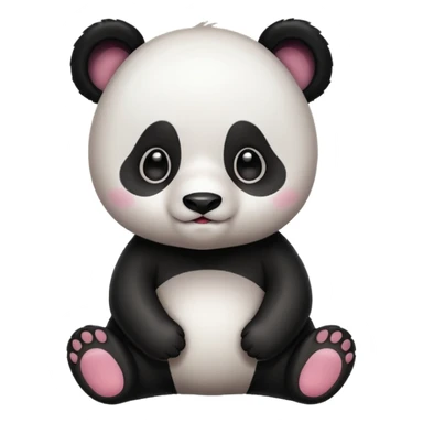 baby panda sticker