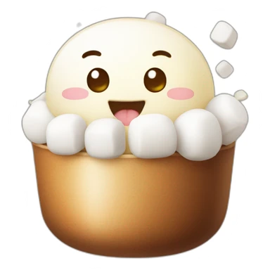 kakao with marshmallows  sticker