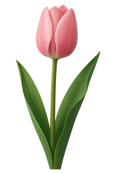 pink tulip sticker