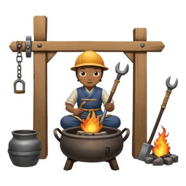 A Japanese forge sticker