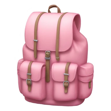 Light pink back pack sticker