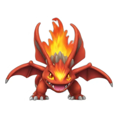Dracaufeu pokemon sticker