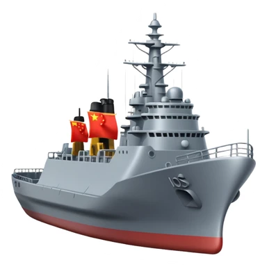 china warship sticker