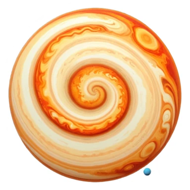 Jupiter planet sticker