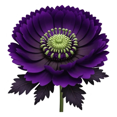 black knight scabiosa sticker