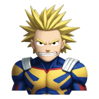 All might plus ultra sticker