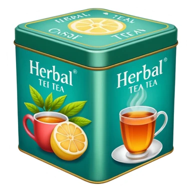 Herbal Tea Tins sticker