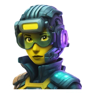 Secret human yellow emoji face agent with  cyberpunk elements with a spyglass scanning looking reviewing multicolor lines of code, cyan and purple colors, only upper body portrait sticker