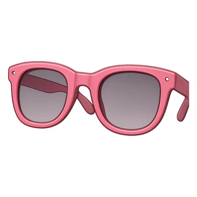 digital illustration of pink sunglasses, no background sticker