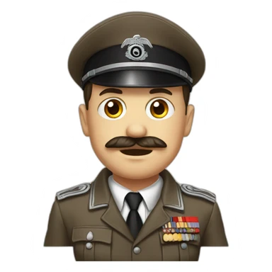 hitler avec son costume sticker