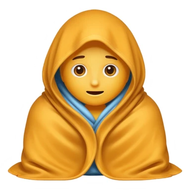 Someone under the blanket sticker