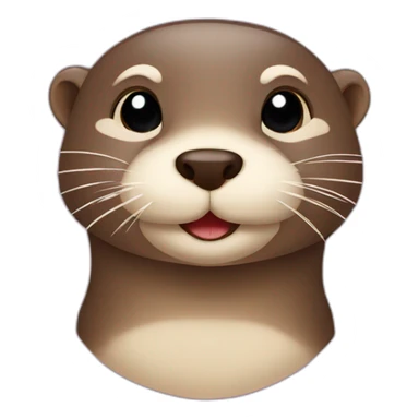 otter in love sticker