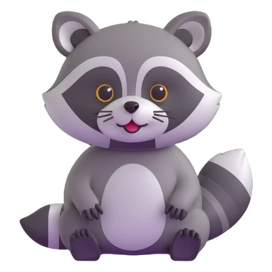raccoon sticker
