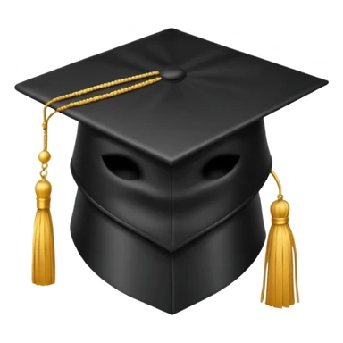 graduate cap digital sticker