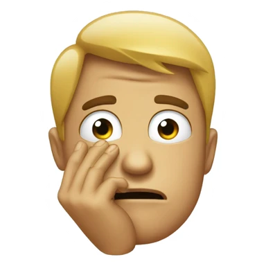 Facepalm emoji sticker