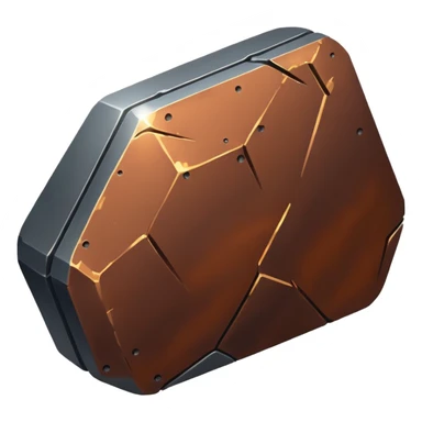 shiny iron ore sticker