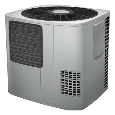 Black AC unit sticker