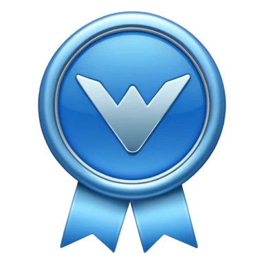 El verificado de tiktok sticker