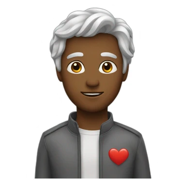 Main en forme de cœur  sticker