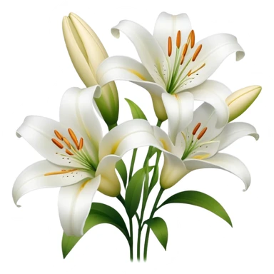 lilies  sticker