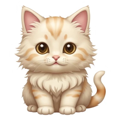 Cute kitten waiting for soap sticker