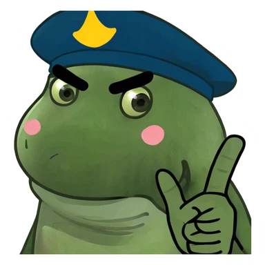 blushing face with middle finger sticker