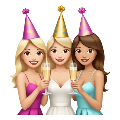 Girly bachelorette party in Paris sticker