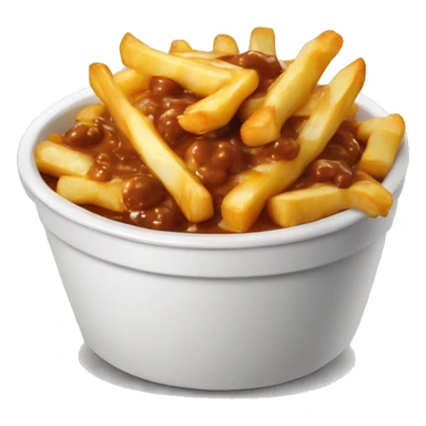Poutine qui mange une poutine 🙂‍↔️ sticker