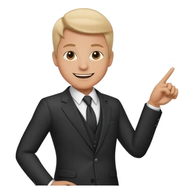 A consultant showing the path to sucess sticker