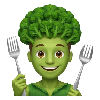 brocoli man  sticker