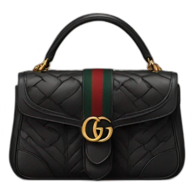 black gucci bag sticker