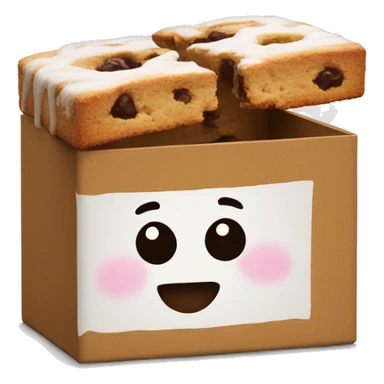 Crumbl cookie box sticker