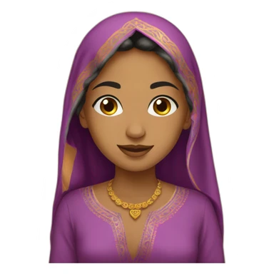 Moroccan gir’ sticker