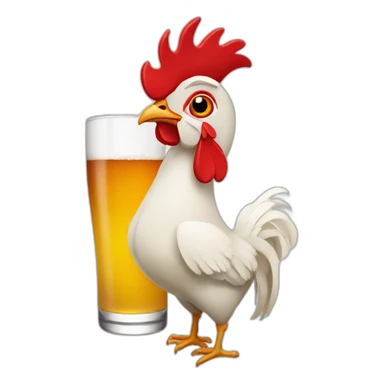 coq alcool sticker