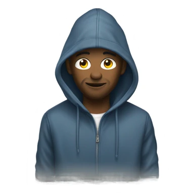 Rappeur cagouler sticker