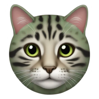 prompt cat watermelon hybrid sticker