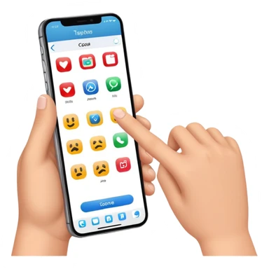 Be creative: image to represent someone logging in an app sticker