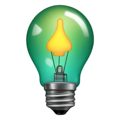 christmas lightbulb sticker