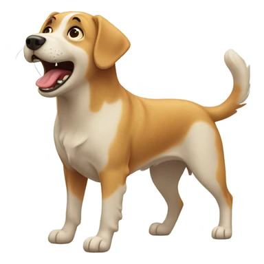 dog barking  sticker