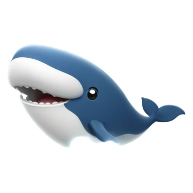 A whale farting stinky sticker