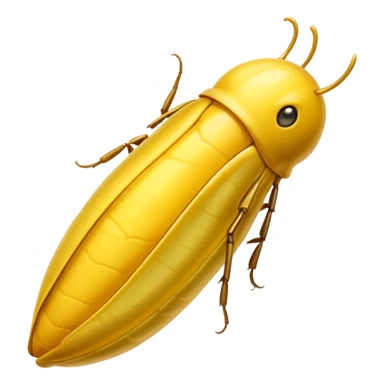  yellow chrysalis sticker