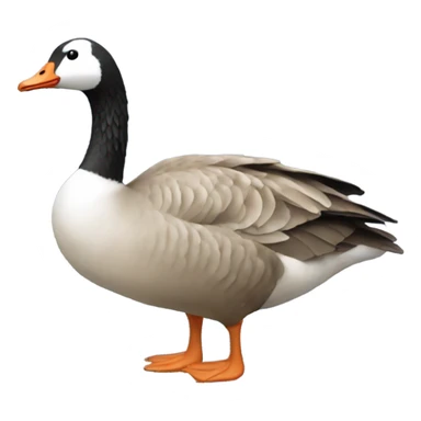 goose poopin sticker
