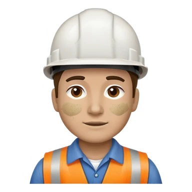 photorealistic worker sticker