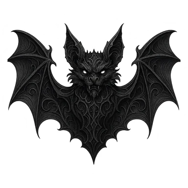 gothic bat sticker