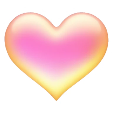 glowing loveheart sticker