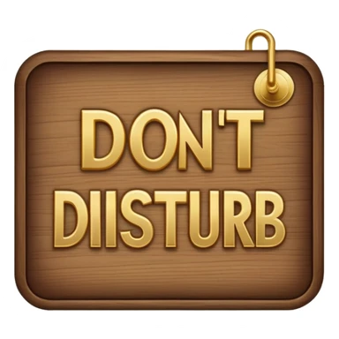 A sign that says do not disturb court In session sticker