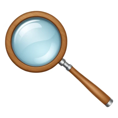 magnifying glass sticker